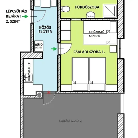 Aranypart 49-51 Apartment *